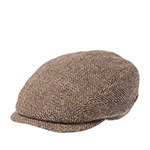 Кепка STETSON арт. 6380915 DRIVER CAP HARRIS TWEED (коричневый / бежевый)