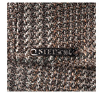Кепка STETSON арт. 6840359 HATTERAS CHECK VIRGIN WOOL/SILK CERRUTI (темно-коричневый / бежевый)