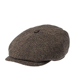 Кепка STETSON арт. 6870818 HATTERAS VIRGIN WOOL (коричневый / черный)