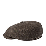 Кепка STETSON арт. 6870818 HATTERAS VIRGIN WOOL (коричневый / черный)