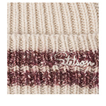 Шапка STETSON арт. 8589308 BEANIE STRIPES VINTAGE BOWLING THEME (бежевый / коричневый)