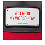 Бейсболка JOHN HATTER арт. 1-1071-U00 You Are In My World Now (серый / красный)