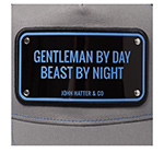 Бейсболка JOHN HATTER арт. 1-1104-U00 Gentleman By Day Beast By Night (серый)