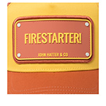 Бейсболка JOHN HATTER арт. R-1162-U00 Firestarter! (желтый / оранжевый)