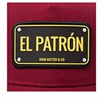 Бейсболка JOHN HATTER арт. R5-1131-U00 El Patron (малиновый)