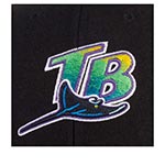 Бейсболка 47 BRAND арт. BCPTN-MVP30WBV Tampa Bay Rays MLB (черный)