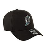 Бейсболка 47 BRAND арт. BCPTN-MVP28WBV Miami Marlins MLB (черный / голубой)