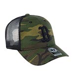 Бейсболка 47 BRAND арт. B-CBRAN02GWP-CM Boston Red Sox MLB (камуфляж)