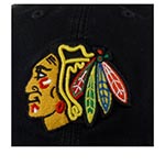 Бейсболка 47 BRAND арт. H-FSVNF04RPF-BK Chicago Blackhawks NHL (черный)