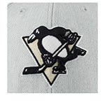 Бейсболка 47 BRAND арт. H-MUNSN15WHS-GY Pittsburgh Penguins NHL (серый / черный)