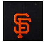 Бейсболка 47 BRAND арт. B-MVP22WBV-BKO San Francisco Giants MLB (черный)