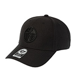 Бейсболка 47 BRAND арт. H-MVP06WBV-BKBK Edmonton Oilers NHL (черный / черный)