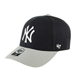Бейсболка 47 BRAND арт. B-MVPTT17WBV-NSG New York Yankees MLB (темно-синий / серый)