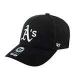 Бейсболка 47 BRAND арт. B-MVP18WBV-BKA Oakland Athletics MLB (черный)