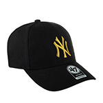 Бейсболка 47 BRAND арт. B-MTLCS17WBP-BK New York Yankees MLB (черный)