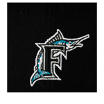 Бейсболка 47 BRAND арт. BCWS-SUMVP28WBP-BK03 Miami Marlins MLB (черный)