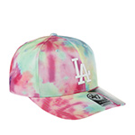 Бейсболка 47 BRAND арт. B-TDMVP12PTP-WH Los Angeles Dodgers MLB (салатовый / розовый)