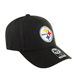 Бейсболка 47 BRAND арт. F-MVP25WBV-BK Pittsburgh Steelers NFL (черный / белый)