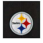 Бейсболка 47 BRAND арт. F-MVP25WBV-BK Pittsburgh Steelers NFL (черный / белый)