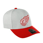 Бейсболка 47 BRAND арт. H-MUNSN05WHS-GY Detroit Red Wings NHL (серый / красный)