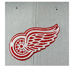 Бейсболка 47 BRAND арт. H-MUNSN05WHS-GY Detroit Red Wings NHL (серый / красный)