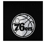 Бейсболка 47 BRAND арт. K-MVP16WBV-BK Philadelphia 76Ers NBA (черный)