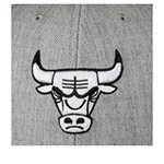 Бейсболка 47 BRAND арт. K-STMCD03WHV-CC Chicago Bulls NBA (светло-серый)