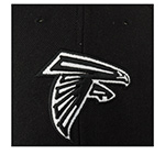 Бейсболка 47 BRAND арт. F-MVP02WBV-BKW Atlanta Falcons NFL (черный / белый)