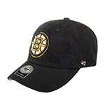 Бейсболка 47 BRAND арт. H-BRKSB01WMS-BK Boston Bruins NHL (черный)
