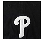 Бейсболка 47 BRAND арт. B-RGW19GWS-BKW Philadelphia Phillies MLB (черный)