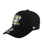 Бейсболка 47 BRAND арт. H-REPDT25WBP-BKG Anaheim Ducks NHL (черный)