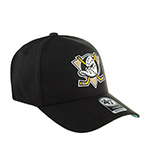 Бейсболка 47 BRAND арт. H-REPDT25WBP-BKG Anaheim Ducks NHL (черный)
