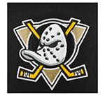 Бейсболка 47 BRAND арт. H-REPDT25WBP-BKG Anaheim Ducks NHL (черный)
