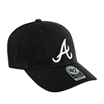 Бейсболка 47 BRAND арт. B-RGW01GWSNL-BKW Atlanta Braves MLB (черный)