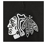 Бейсболка 47 BRAND арт. H-MPDTP04WBP-BKB Chicago Blackhawks NHL (черный / белый)