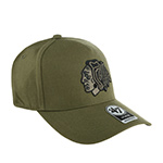 Бейсболка 47 BRAND арт. H-REPDT04WBP-SW Chicago Blackhawks NHL (оливковый)