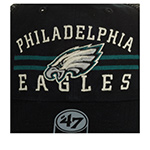 Бейсболка 47 BRAND арт. Highpoint Philadelphia Eagles NFL (черный)