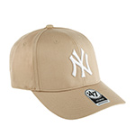 Бейсболка 47 BRAND арт. B-RAC17CTP-KH New York Yankees MLB (бежевый)