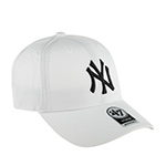 Бейсболка 47 BRAND арт. B-RAC17CTP-WH New York Yankees MLB (белый)