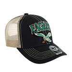 Бейсболка 47 BRAND арт. F-TSCLA24LAP-VB Philadelphia Eagles NFL (черный)