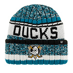 Шапка 47 BRAND арт. H-QTOSS25ACE-BK Anaheim Ducks NHL (бирюзовый / белый / черный)
