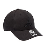 Бейсболка 47 BRAND арт. B-MVP01WBV-BKB Atlanta Braves MLB (черный)