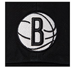 Бейсболка 47 BRAND арт. K-RGW15GWS-BK Brooklyn Nets NBA (черный)