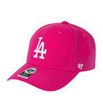 Бейсболка 47 BRAND арт. B-MVP12WBV-MAG Los Angeles Dodgers MLB (розовый)
