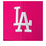 Бейсболка 47 BRAND арт. B-MVP12WBV-MAG Los Angeles Dodgers MLB (розовый)