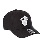 Бейсболка 47 BRAND арт. K-MVP27WBV-BKA Miami Heat NBA (черный)
