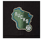Бейсболка 47 BRAND арт. K-MVP13WBV-BKS Milwaukee Bucks NBA (черный)