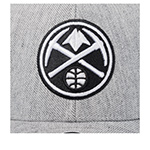 Бейсболка 47 BRAND арт. K-STMCD06WHV-CC Denver Nuggets NBA (светло-серый)
