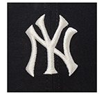 Бейсболка 47 BRAND арт. B-CAMPC17GWS-BK New York Yankees MLB (черный / бежевый)
