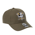 Бейсболка 47 BRAND арт. H-MVP25WBV-SW Anaheim Ducks NHL (оливковый)